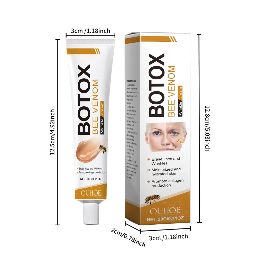 Musellot Bee Venom Cream daily care image suggesting visible age-defying potential with consistent use