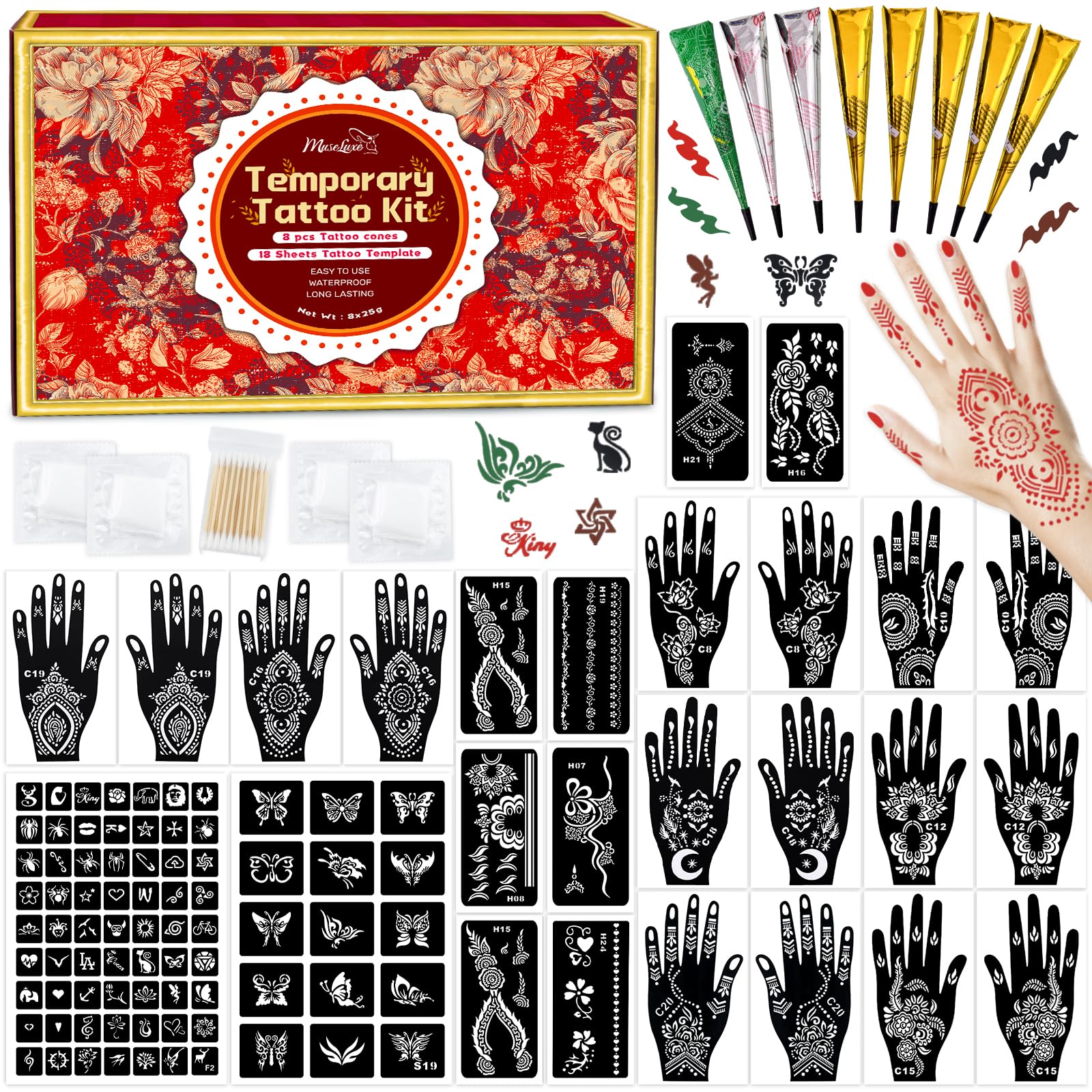 MuseLuxe tattoo kit unboxing for easy DIY body art