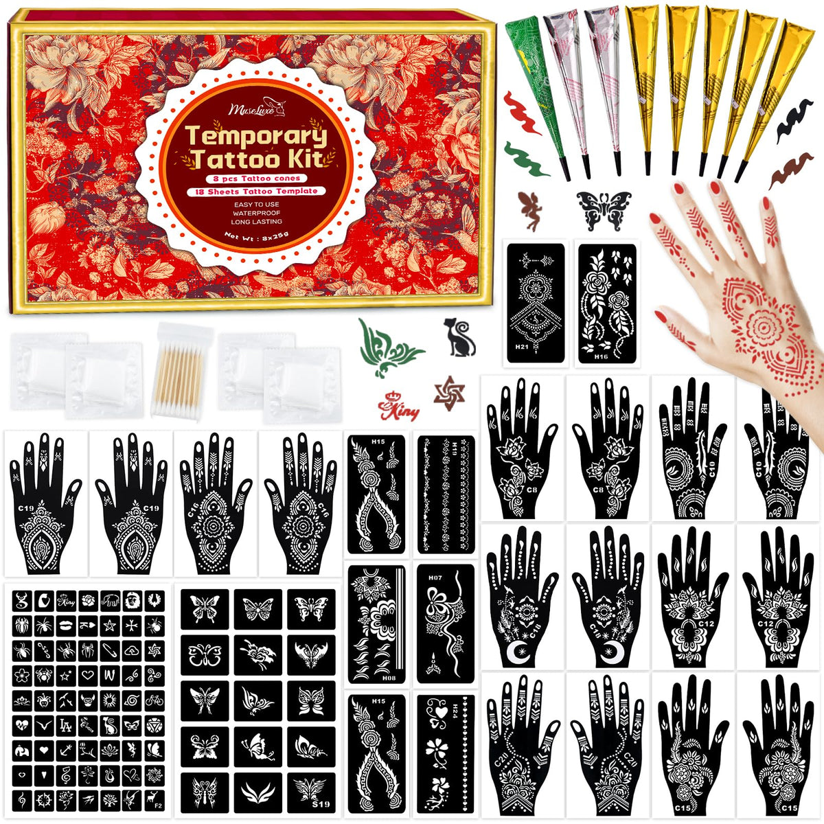MuseLuxe tattoo kit unboxing for easy DIY body art