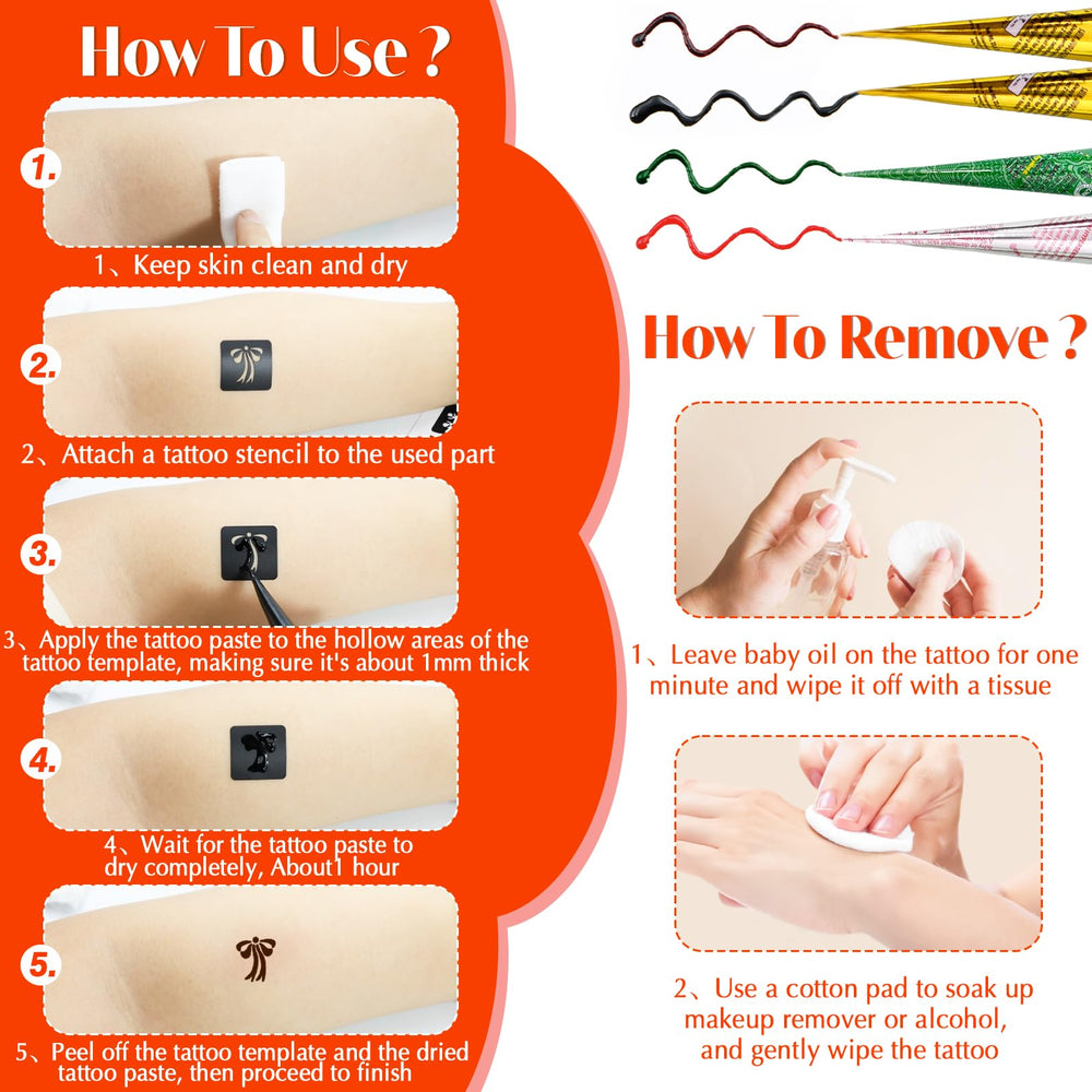 MuseLuxe waterproof tattoo on skin shows 3-5 day wear