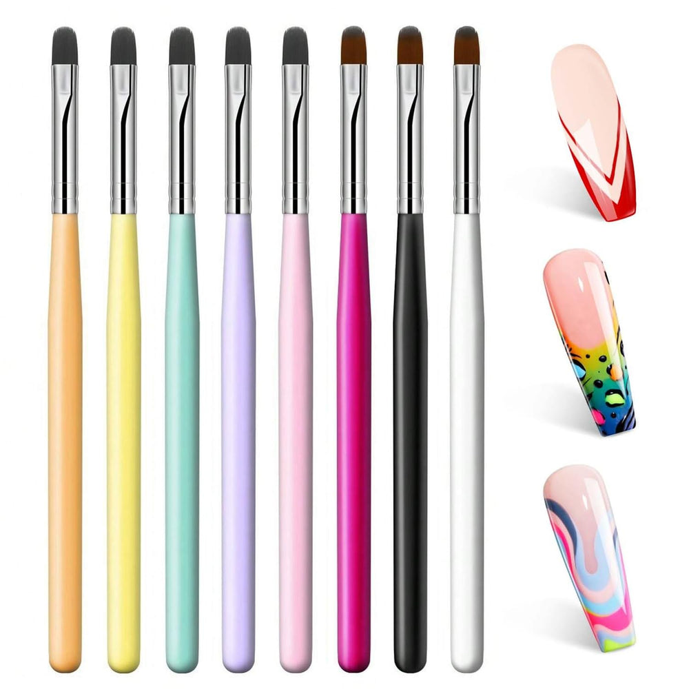 MUSILAN nail art brushes set 8pcs collection enhances precision for detailed designs.