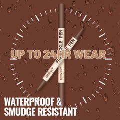 MUSISSY waterproof smudge-resistant freckle-pen swatch shows long wear.