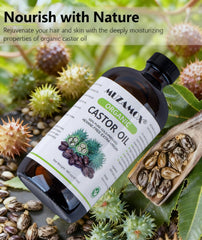 MUZAMOX castor oil scalp massage for potential hair growth support and scalp health