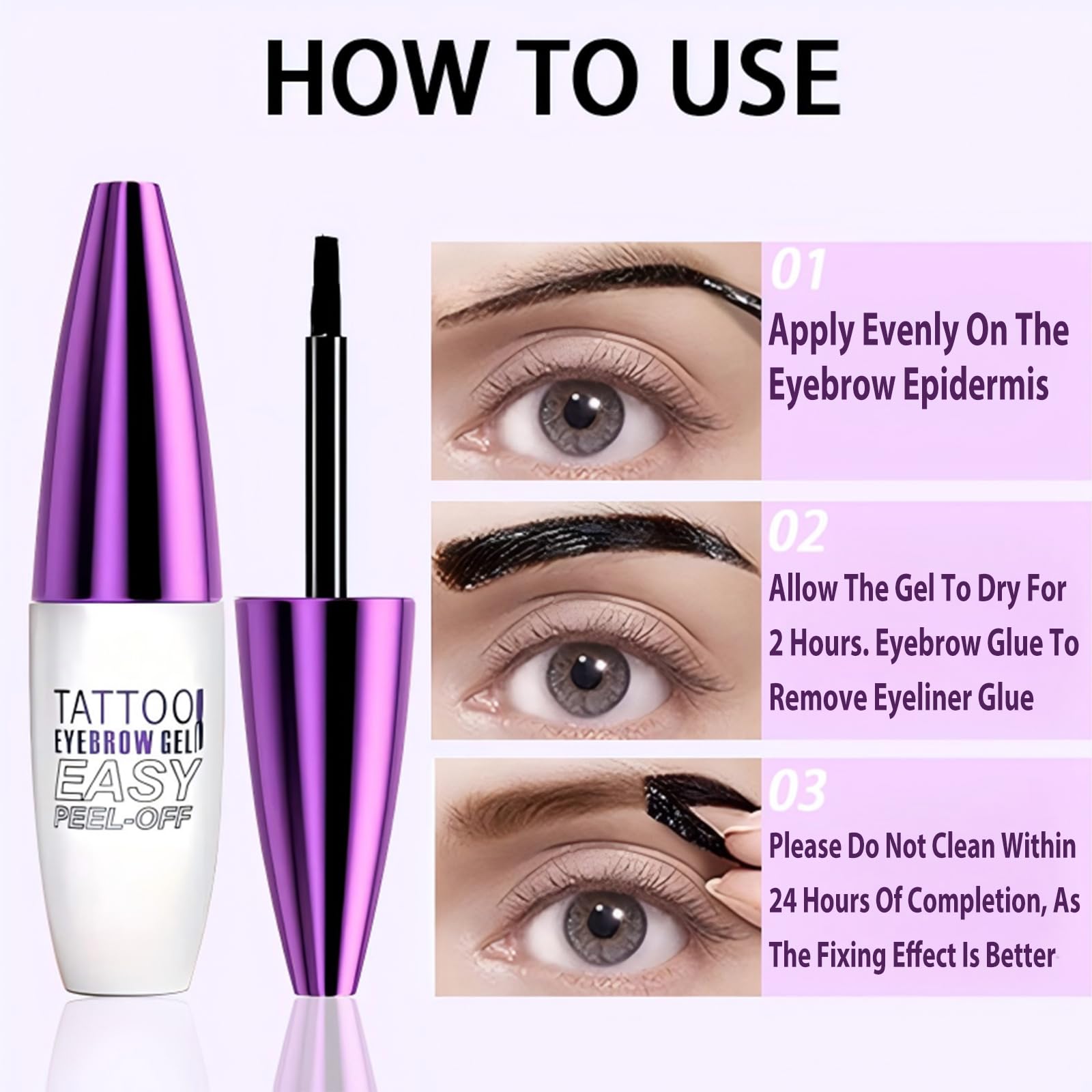 MVC Waterproof Sweatproof Formula keeps brows in place during workouts.