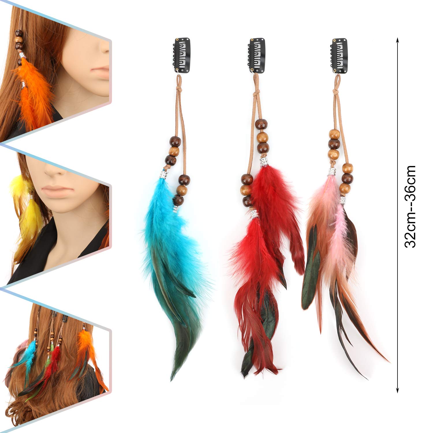 MWOOT boho hair extensions on a model for festival-ready, carefree hairstyles