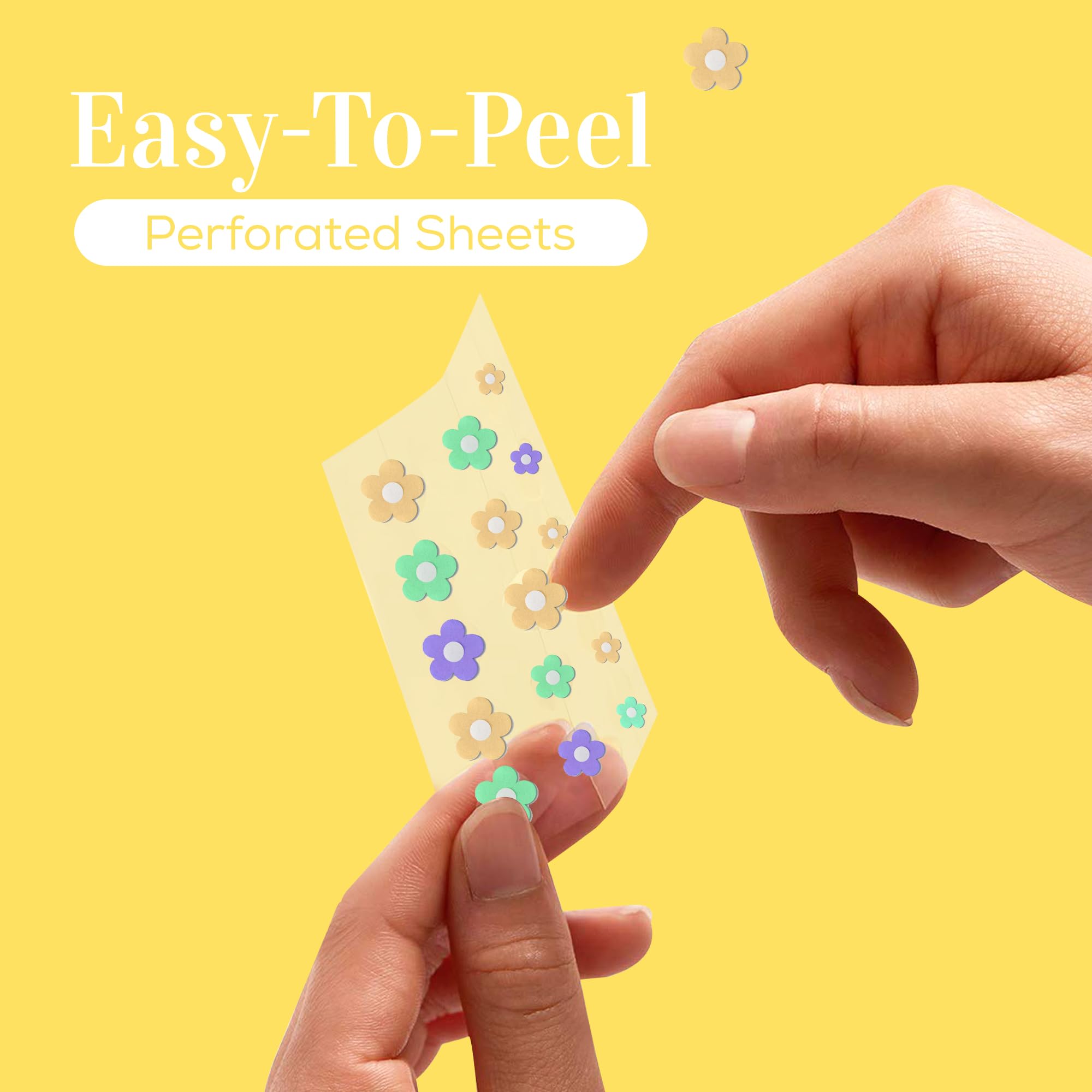 My Beauty Spot patch on face demonstrates secure day and night wear.