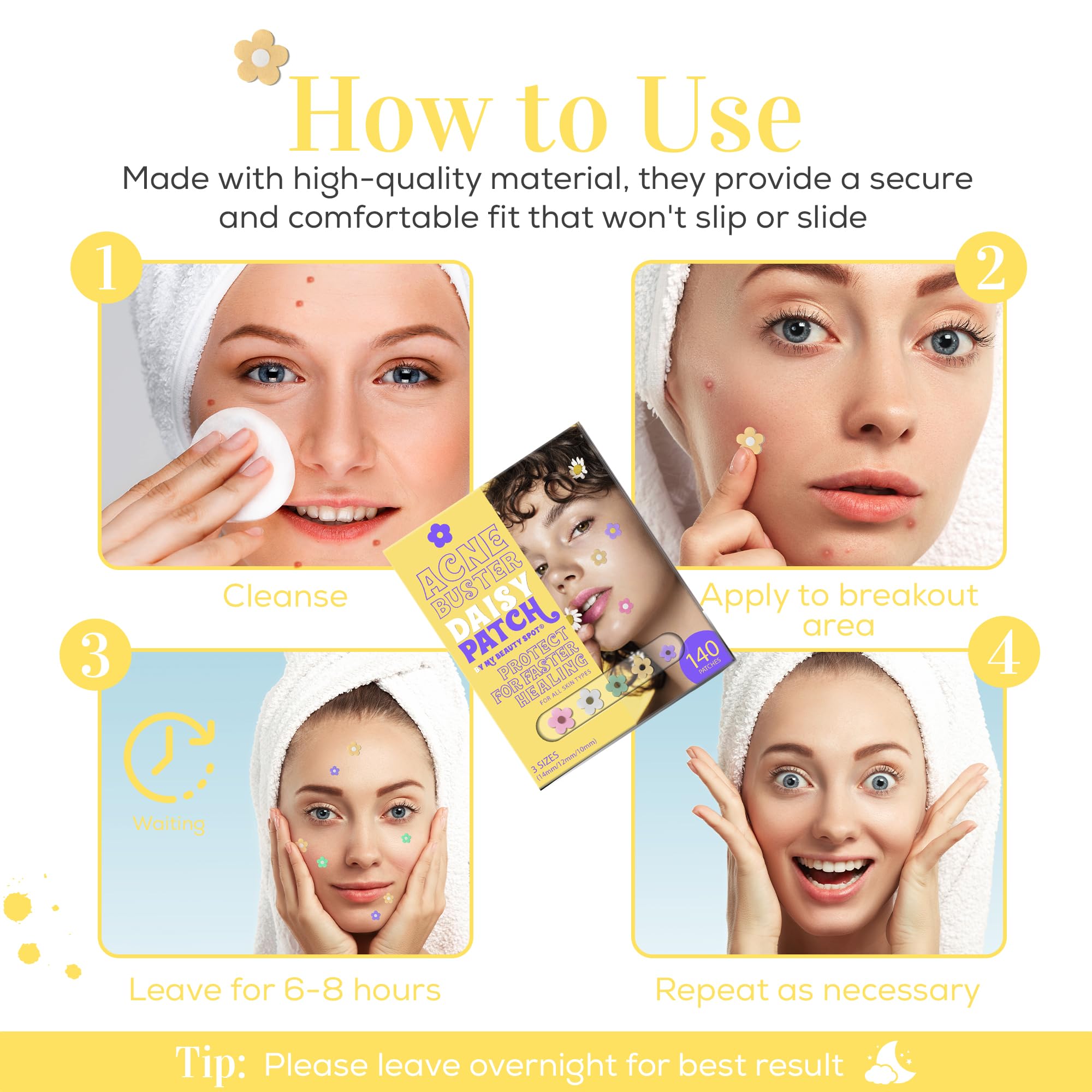My Beauty Spot salicylic-acid patch targets oilier spots for clearer-looking skin.
