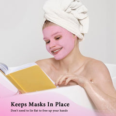 my novel things full-face gel mask ready for cooling or warming therapy.