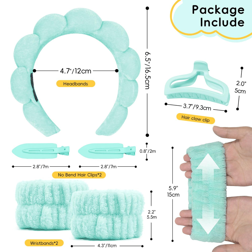 My Novel Things hair-securing clip secures hair while skincare