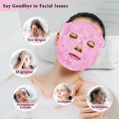 my novel things ice face pack cold therapy soothes eyes and reduces puffiness.