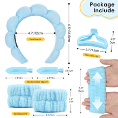 My Novel Things skincare headband with fluffy velvet fabric absorbs moisture quickly.