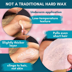 My skin WAX low-temperature beads melt evenly for comfortable waxing