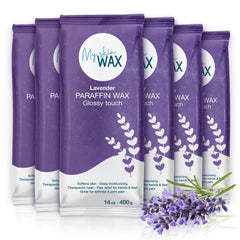 My Skin WAX paraffin wax blocks lavender 6-pack for spa-quality at-home sessions