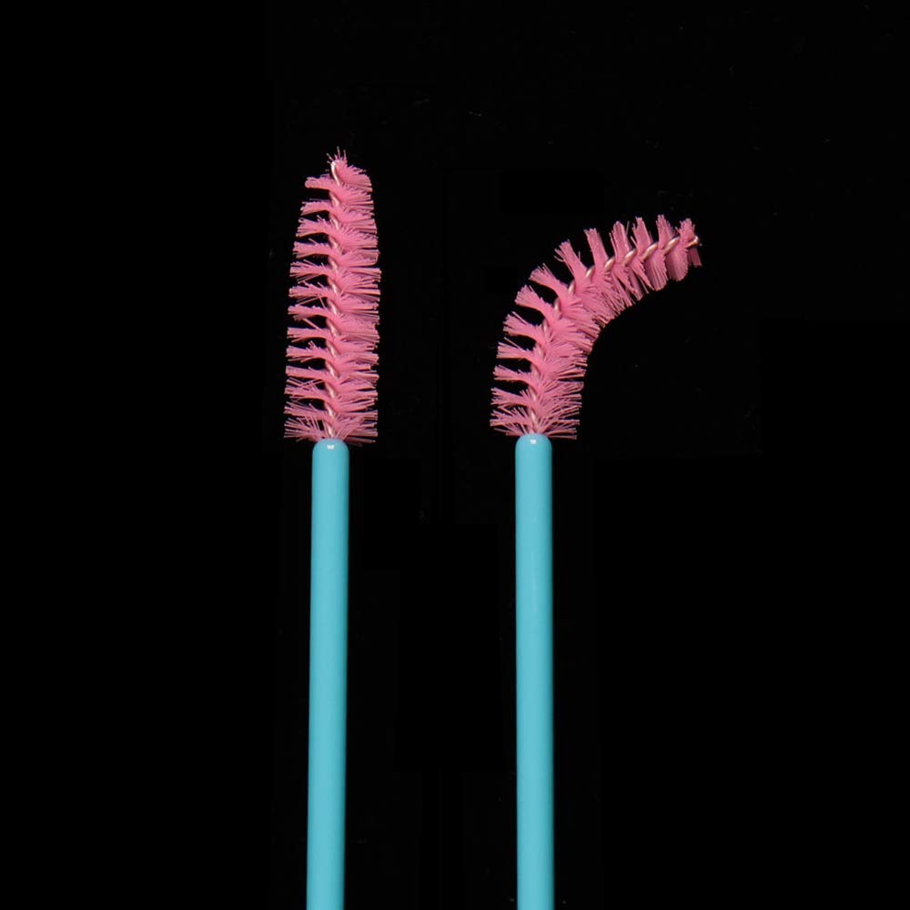 myaokue-up disposable mascara wands soft bristles provide gentle, precise application.
