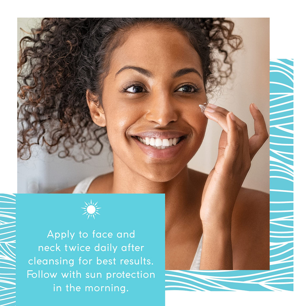 MyCHELLE Deep Repair Cream shown as day and night moisturizer in routine.