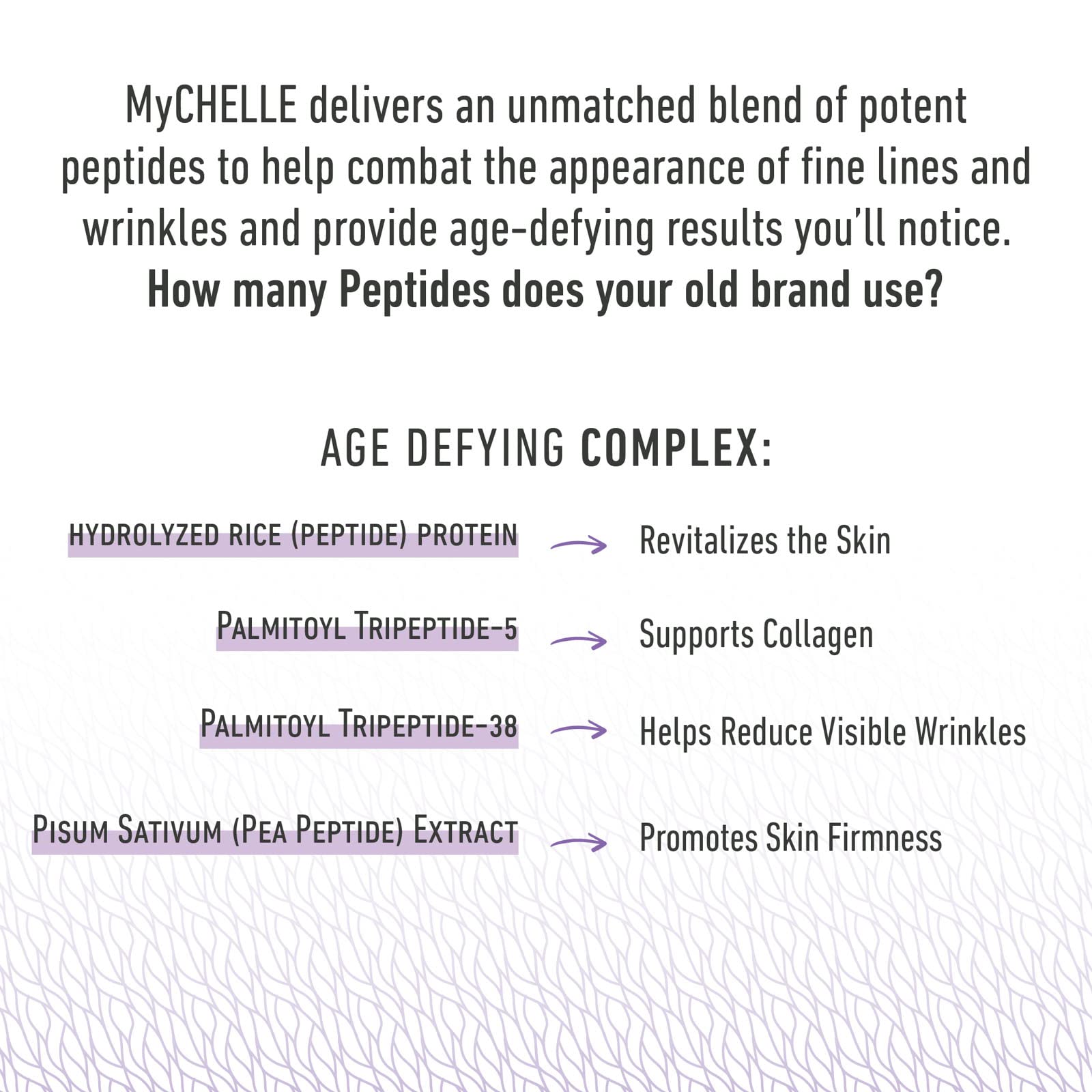 MyChelle cleanser texture closeup showing gentle exfoliation for smoother skin.