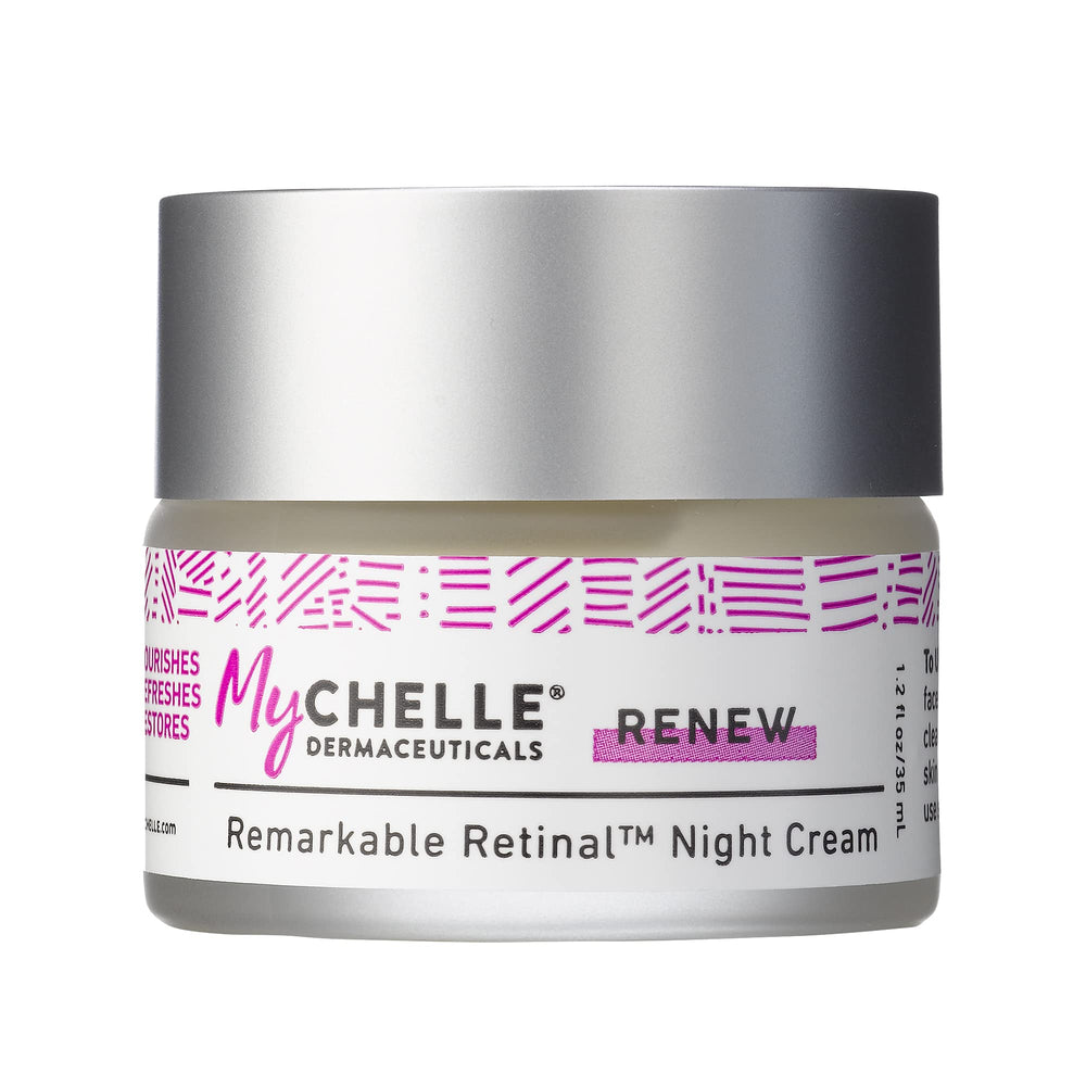 MyChelle Remarkable Retinal Night Cream tube delivering soothing overnight hydration.