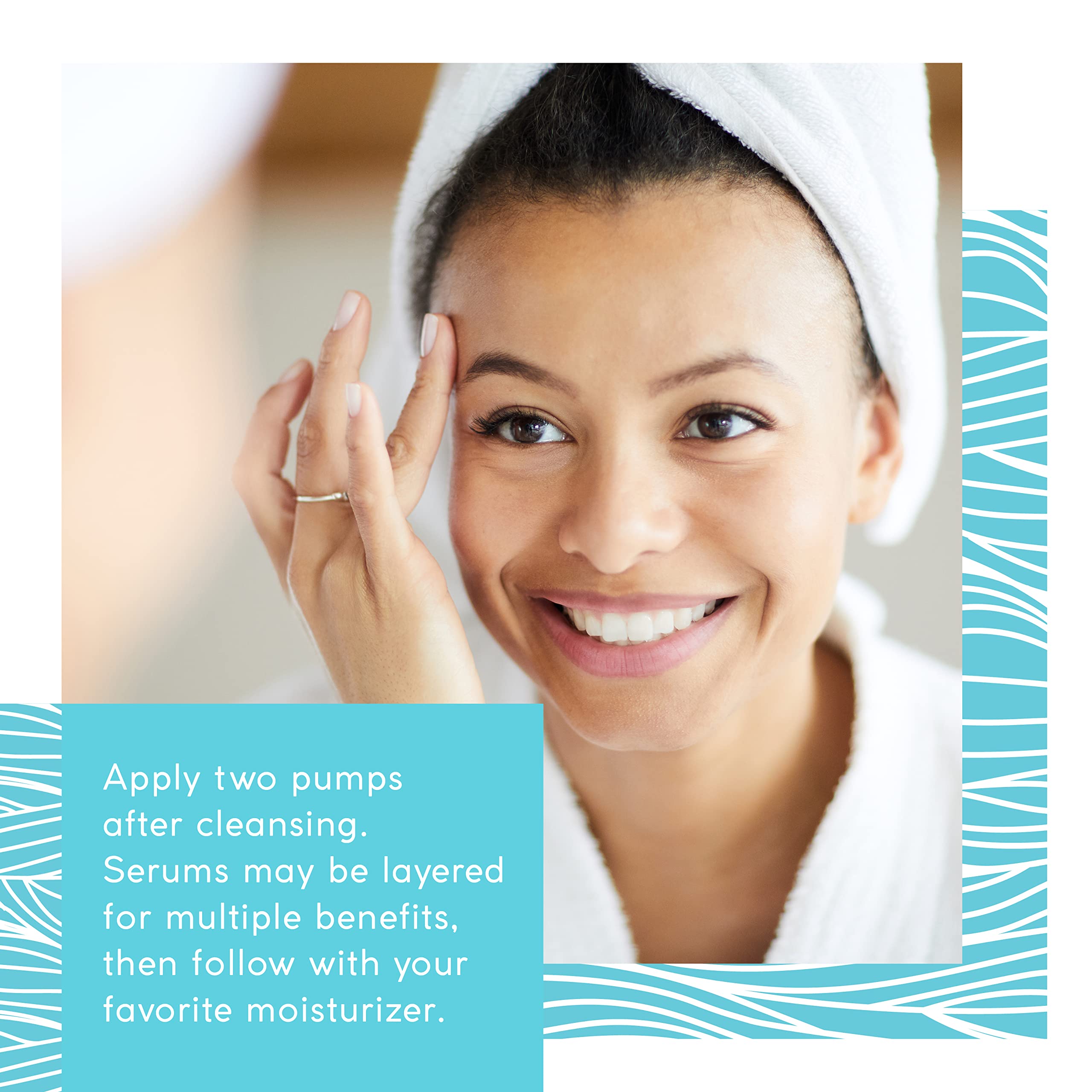 MyCHELLE Ultra Hyaluronic Serum close-up texture showing silky, non-greasy feel.