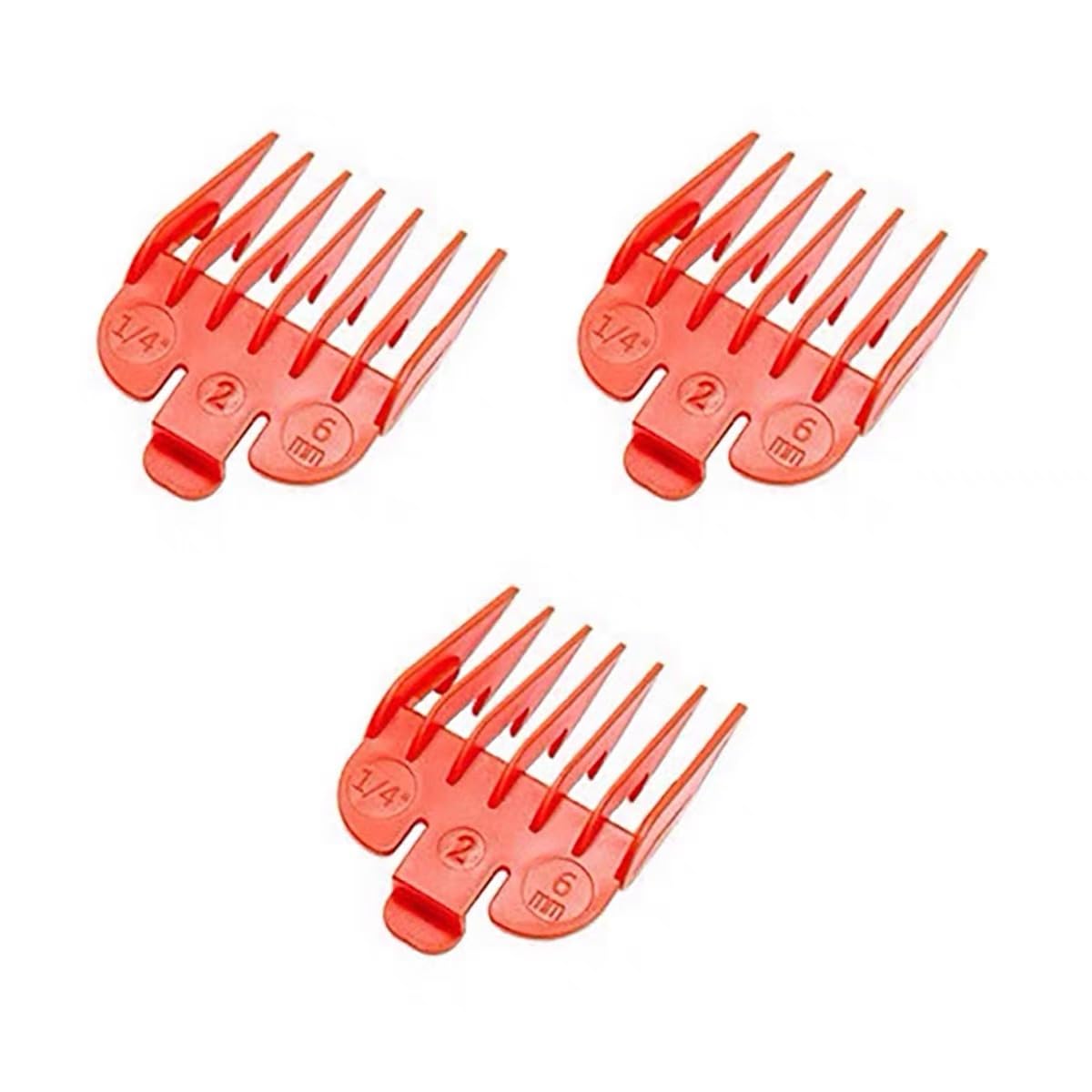 Myfole clipper guard No.2 1/4 inch 3-pack for precise, even home haircuts.