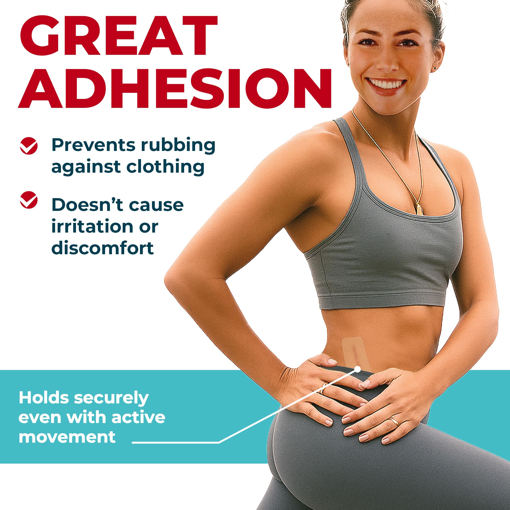 MYHELP scar tape over keloid scar demonstrates flexible fit and discreet wear.