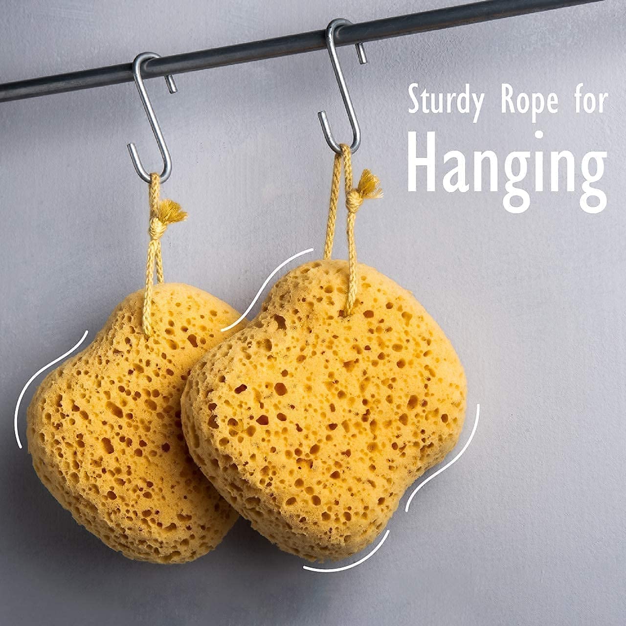 MyHomeBody bath sponge resists tearing during regular use.