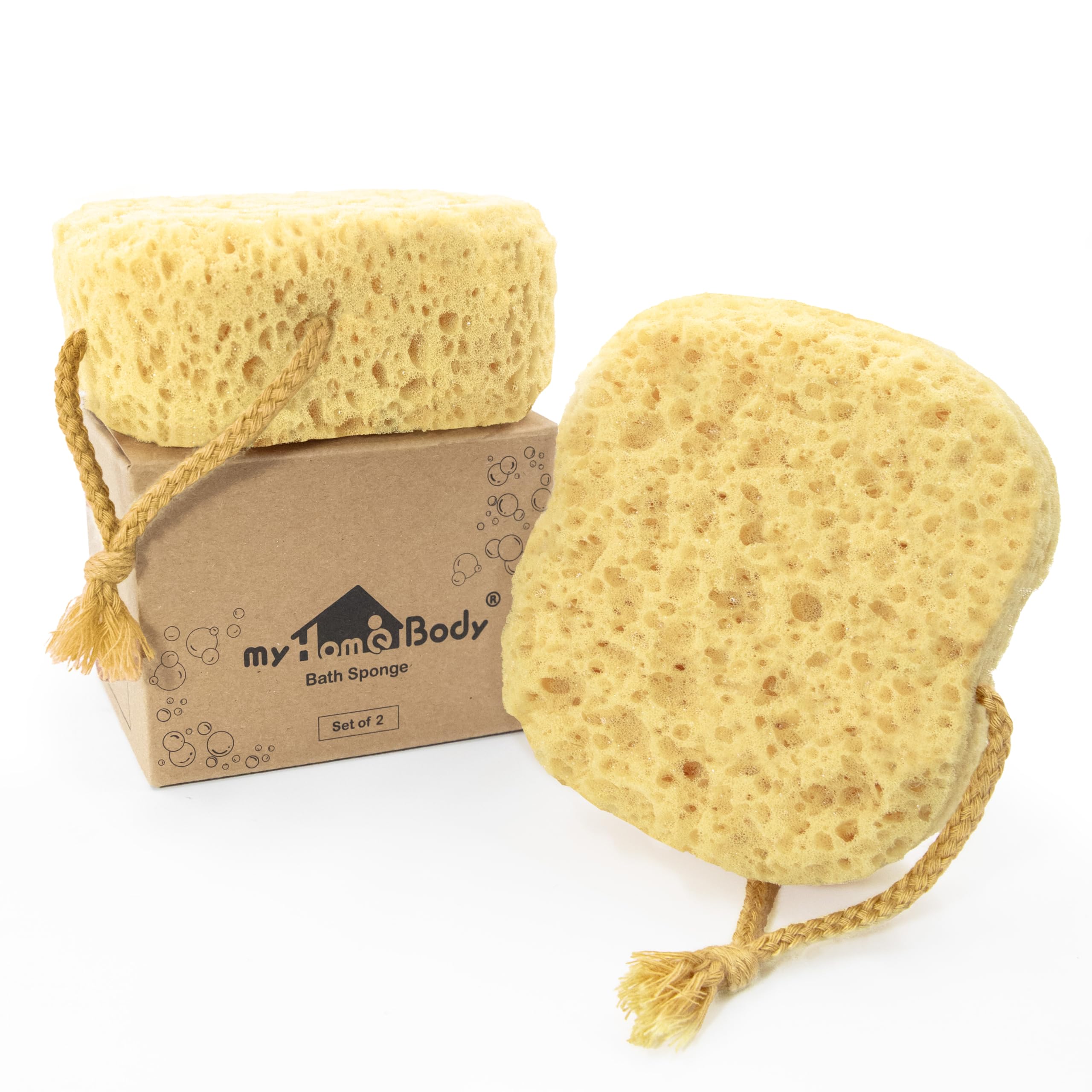 myHomeBody bath sponge square large for generous foam