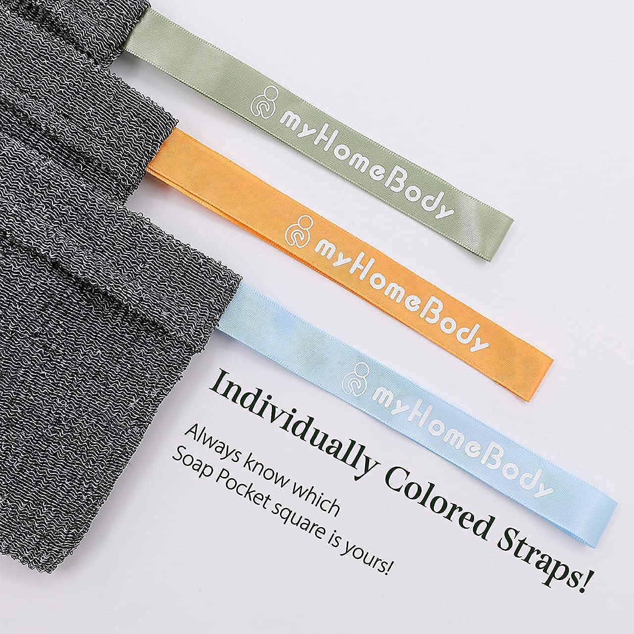 myHomeBody Soap Pocket Squares lift pads included ensure extended soap life.