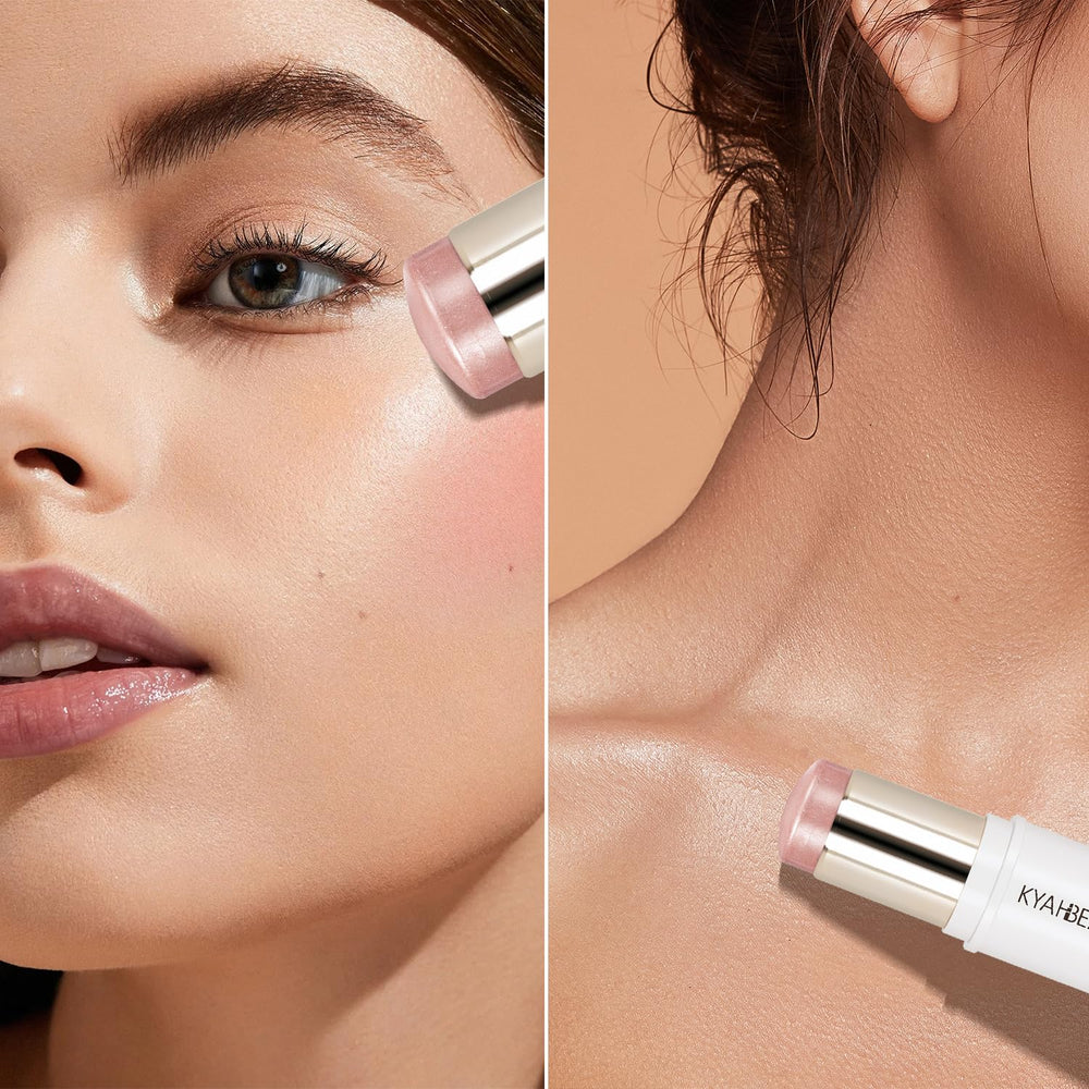 MYMERRY highlighter on shoulders and legs for dew-kissed radiance