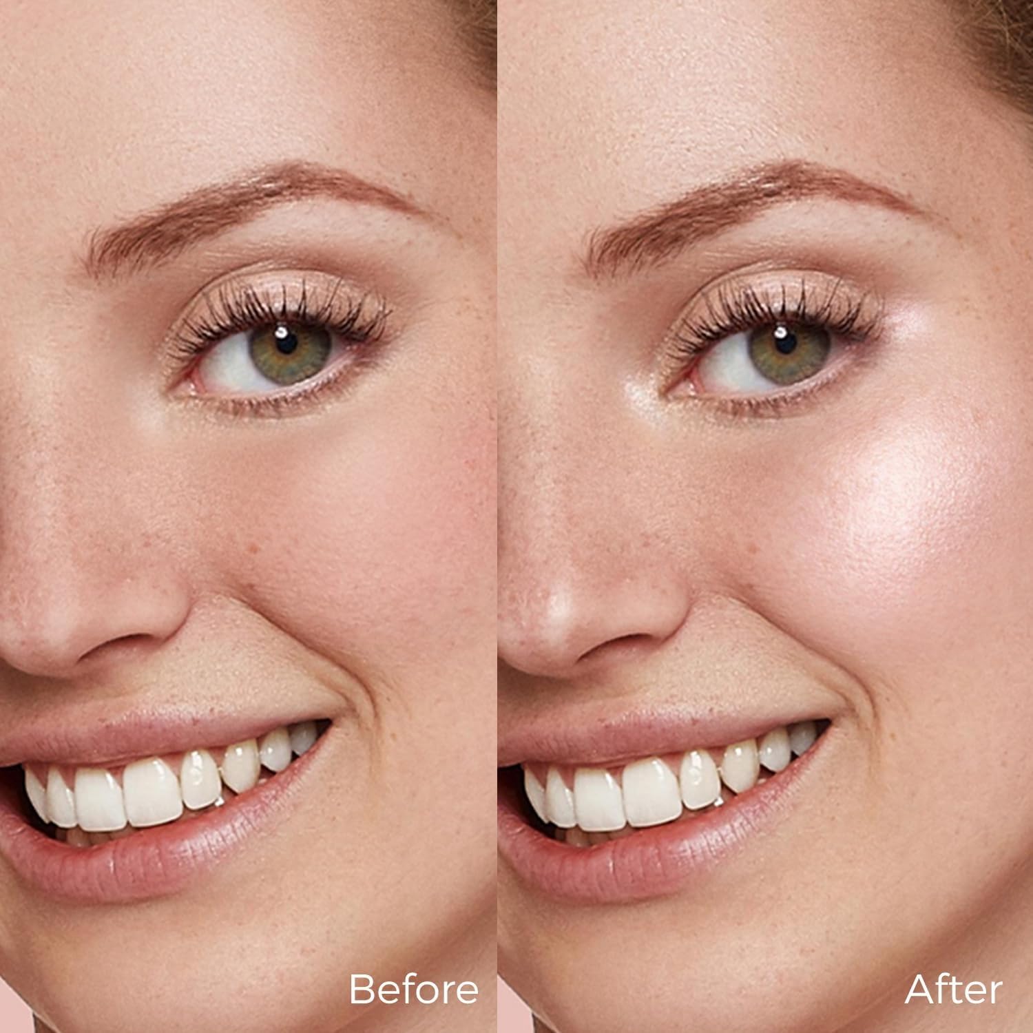 MYMERRY highlighter on collarbone and shoulder for luminous sheen