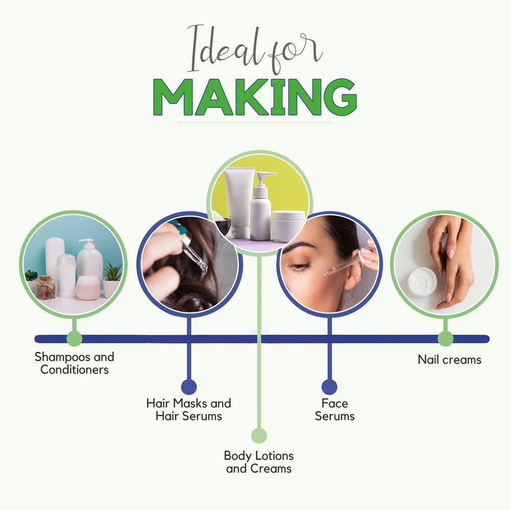 MYOC diy haircare keratin bottle in use for at-home care.
