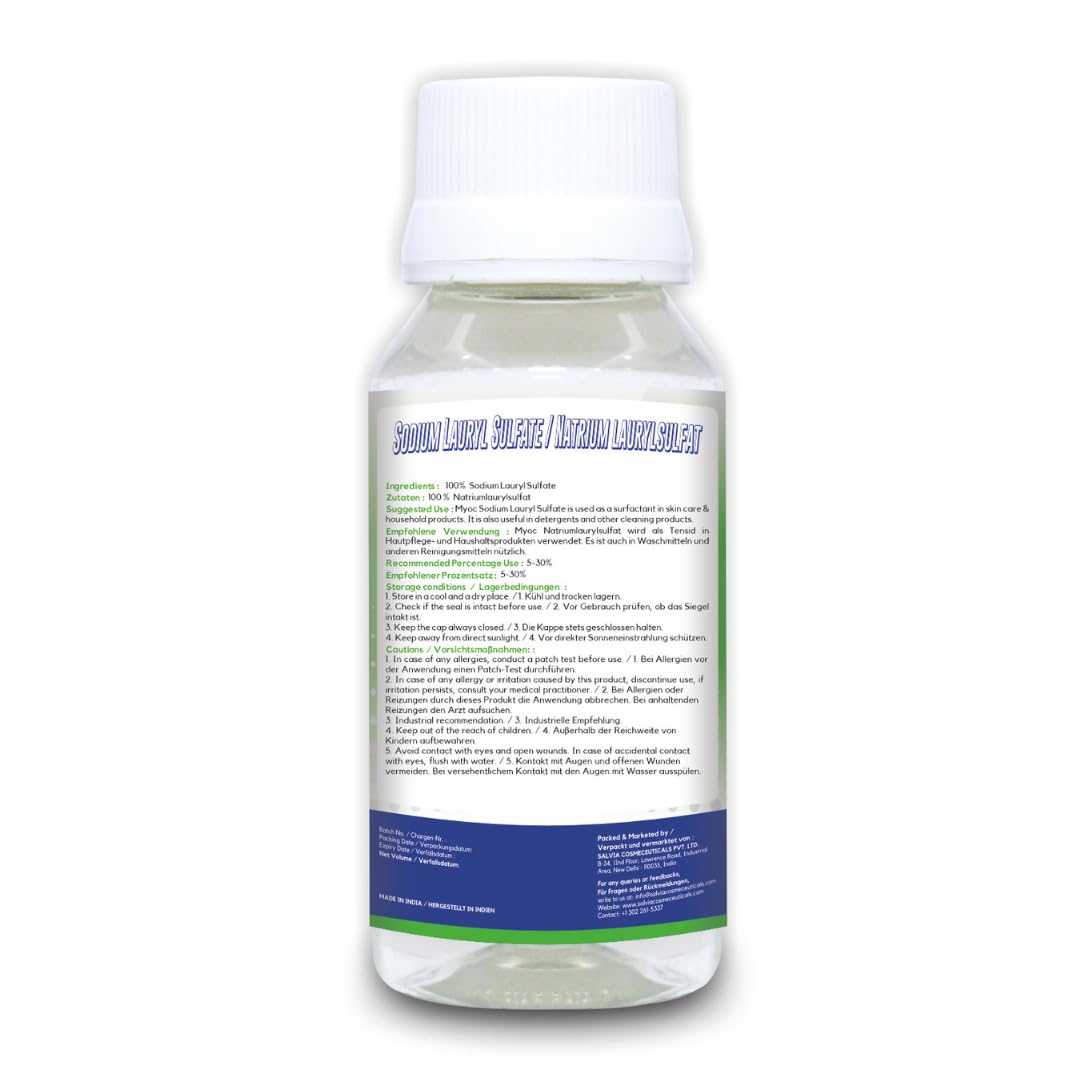 MYOC SLS dissolution in water phase demonstrates steady mixing for DIY formulas