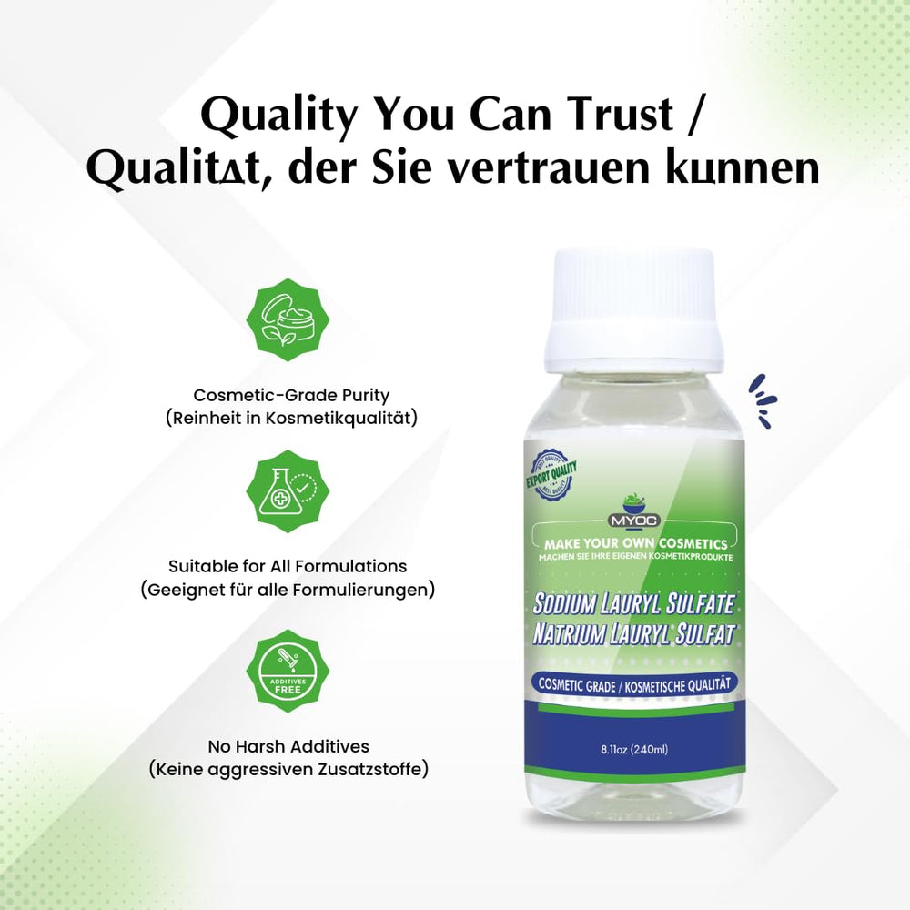 MYOC SLS multi-use application ideas for bubble baths and exfoliating scrubs