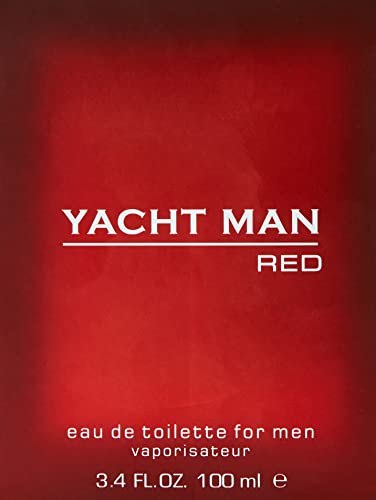 Myrurgia Yacht Man Red bottle-closeup highlights premium bottle quality