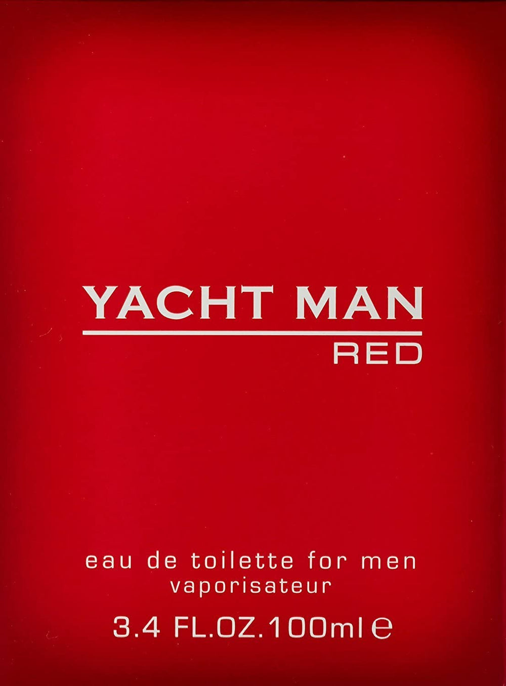 Myrurgia Yacht Man Red bottle-with-hand demonstrates casual daily usage