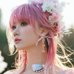 Mysense Mermaid Glitter Stick face-application highlights vivid iridescent shimmer for festival looks.