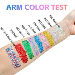 Mysense Red Glitter Stick waterproof finish suitable for active wear.