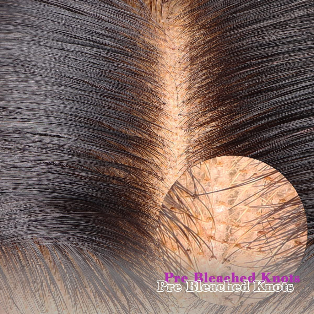 MY SHINY WIGS Deep parting 5x5 closure supports versatile middle parts