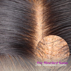MY SHINY WIGS Deep parting 5x5 closure supports versatile middle parts