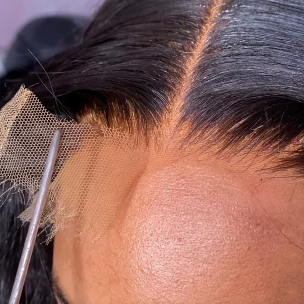 MY SHINY WIGS Skinlike HD lace closure with invisible knots for seamless scalp blend