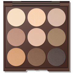 MYSTER ROSEY neutral palette compact with mirror for quick on-the-go looks