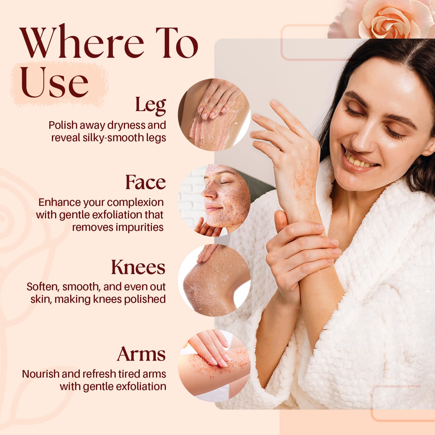 MYSTÉRE BEAUTÉ Collagen and stem cells application shot hints renewal and anti-aging potential.