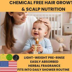 Mystique Abundance Revatology scalp application illustrates pre-wash nourishment for delicate scalps.