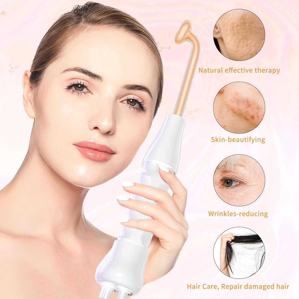 MYSWEETY high-frequency wand side profile shows ergonomic grip