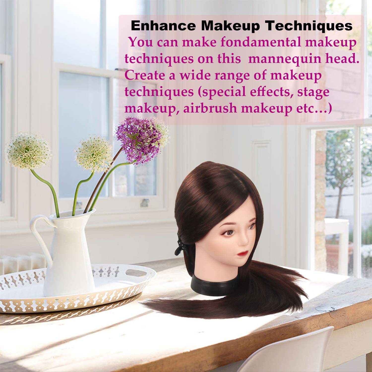 MYSWEETY clip-holder in use shows hands-free grooming sessions.