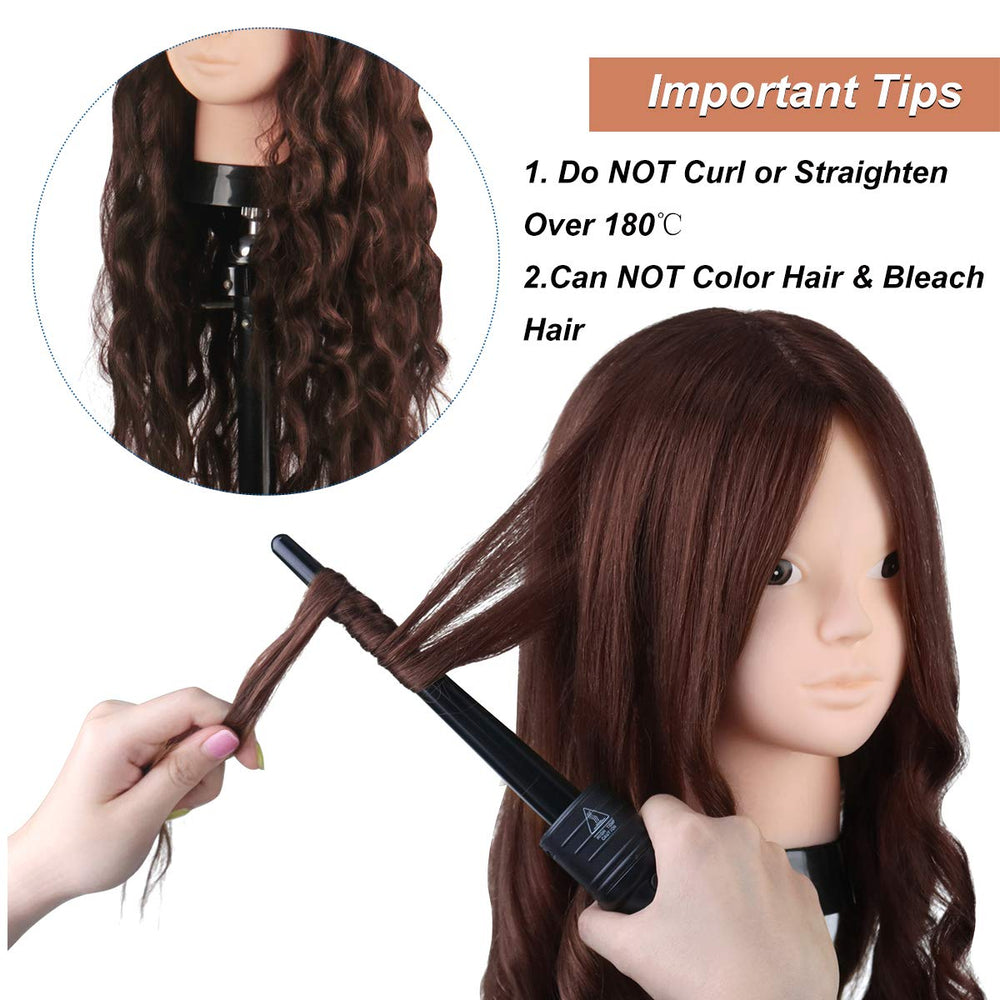 MYSWEETY stand and clips secure the styling head during demonstrations.
