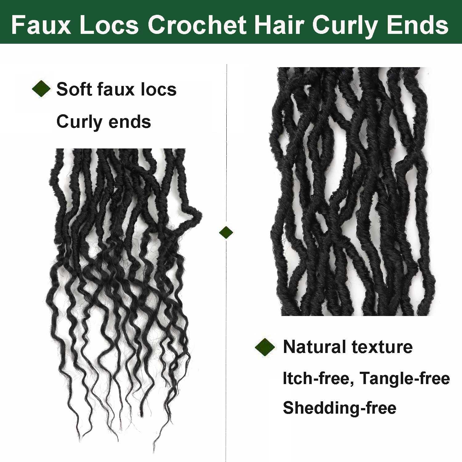 Mytarku Crochet Locs easy installation with pre looped strands.