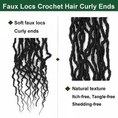 Mytarku Crochet Locs easy installation with pre looped strands.