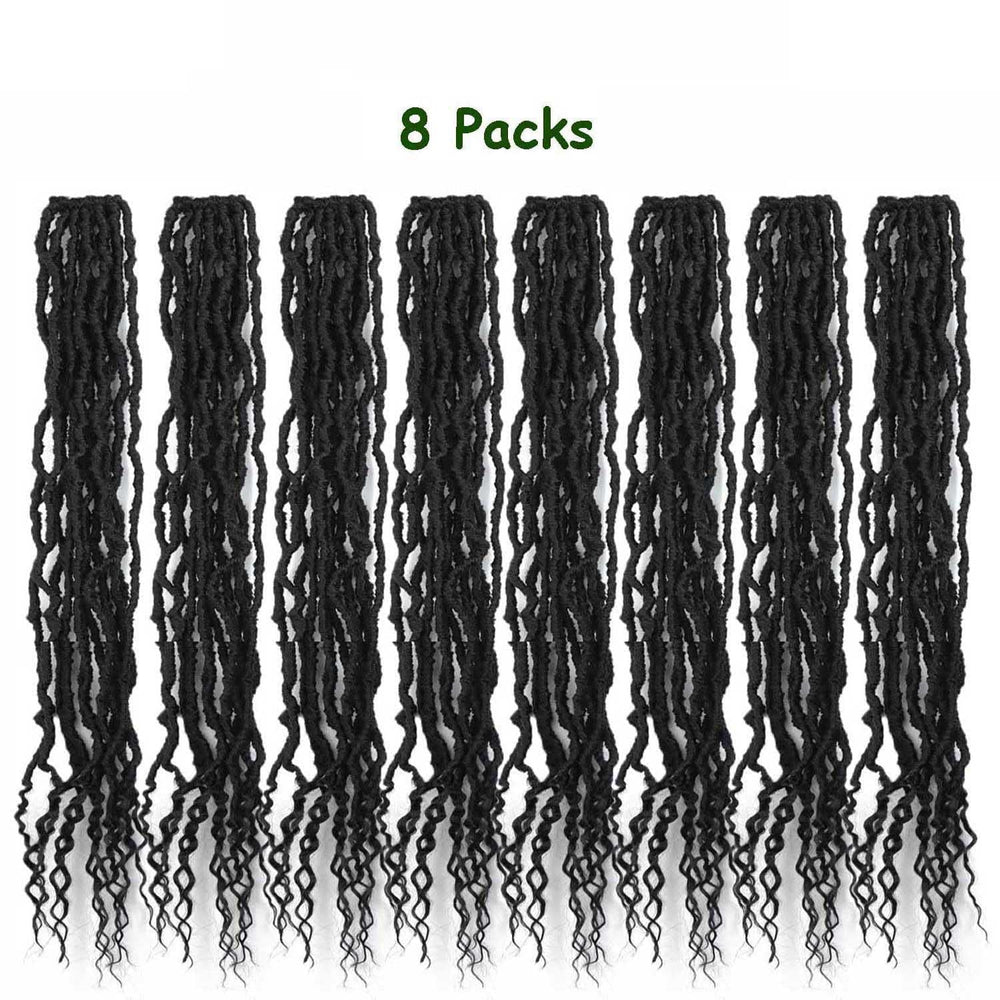 Mytarku Natural texture faux locs provide authentic look and comfort.