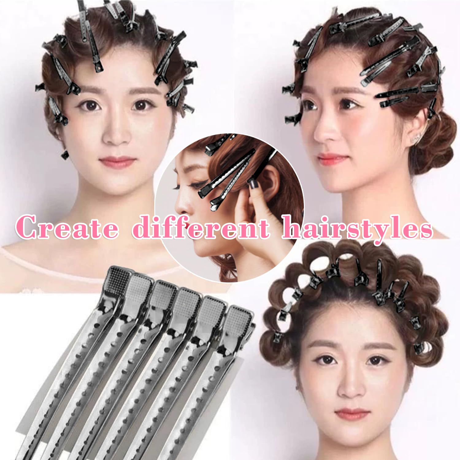 Mythos clip used during washing to keep hair out of the face.