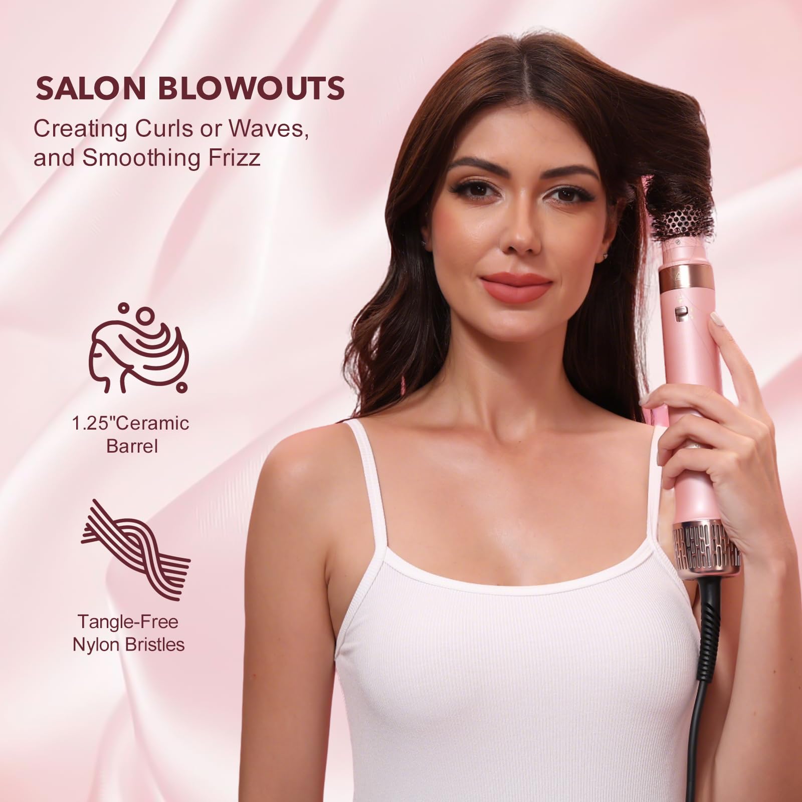 Mythsight StyleVibe root-lift feature boosts volume at the crown.